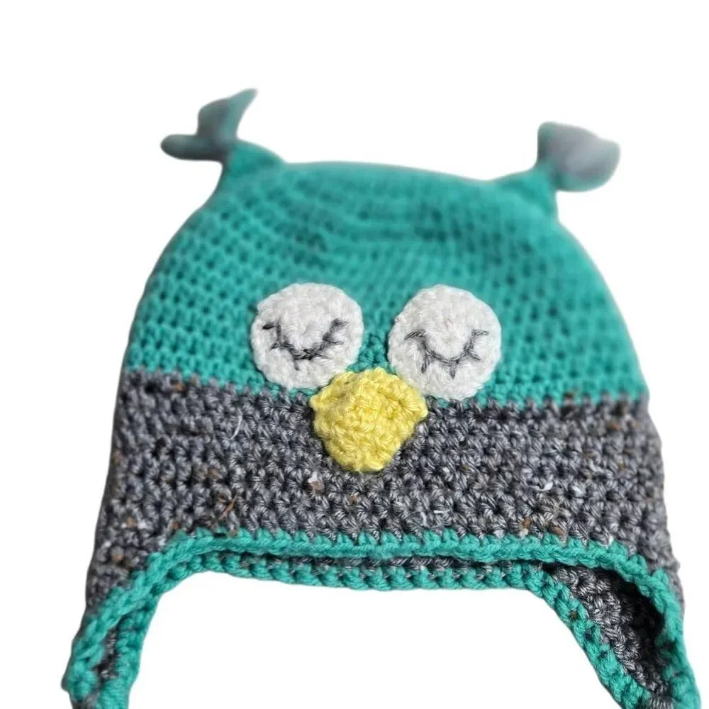 Crochet Owl hat OS